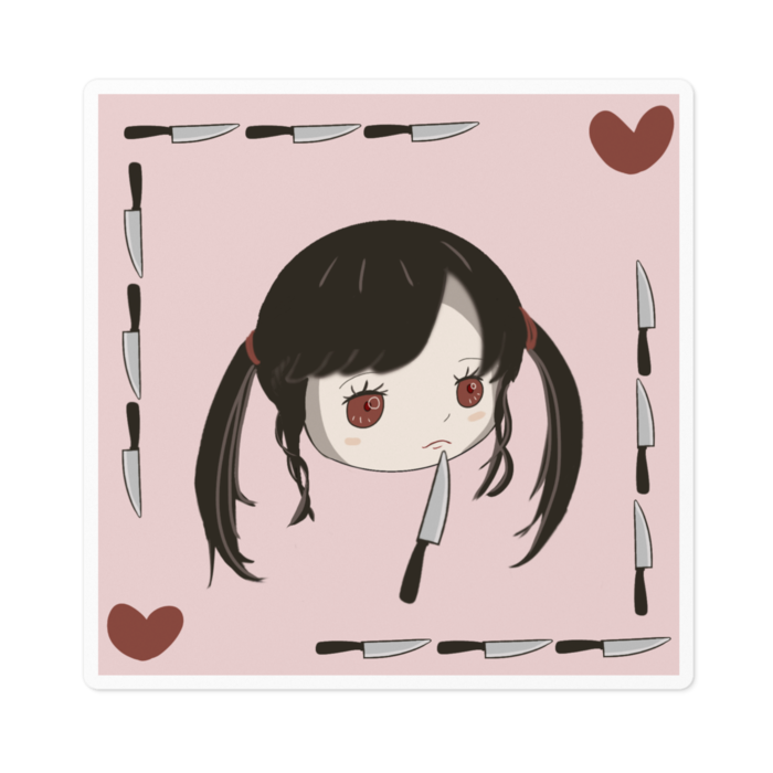 ステッカー - 100 x 100 (mm)