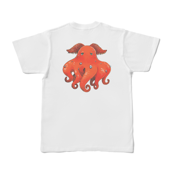 Tシャツ - S - 白　メンダコ