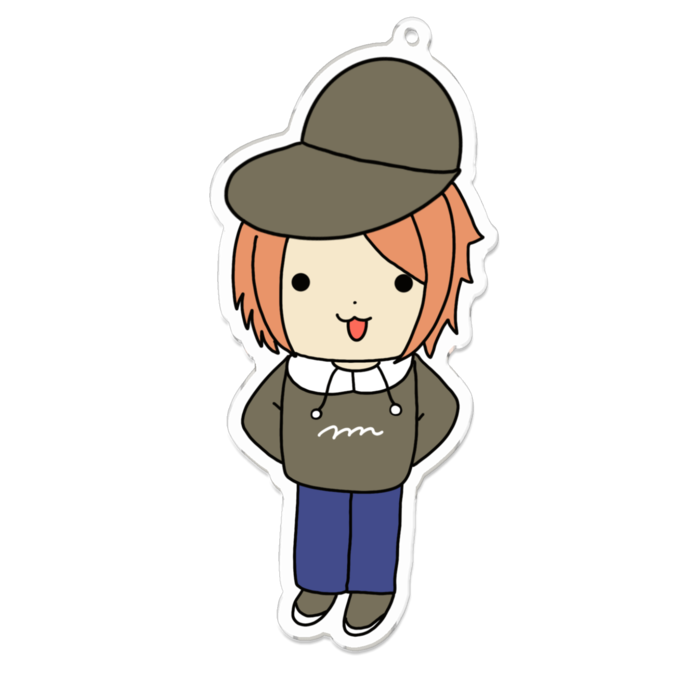 アクリルキーホルダー（コーティング） - 100 x 100 (mm)