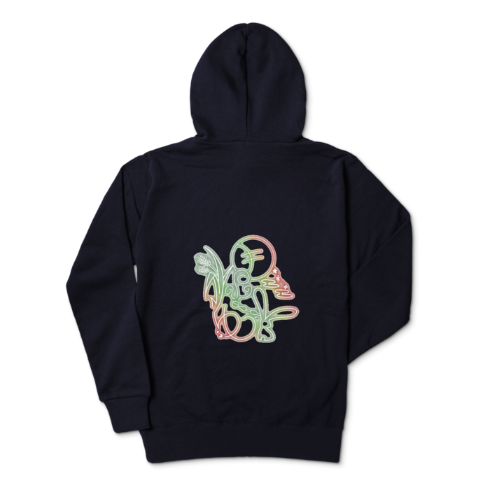 ジップパーカー - L - ネイビー