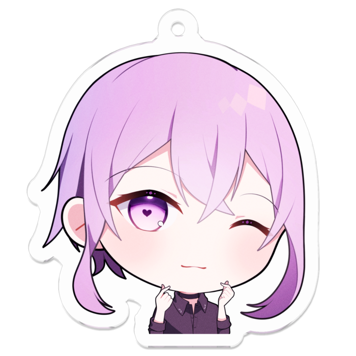 アクリルキーホルダー (B左目ウインク)