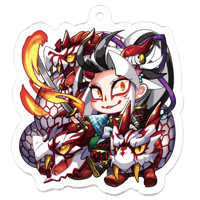 アクリルキーホルダー - 50 x 50 (mm)