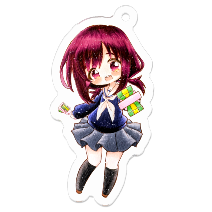 アクリルキーホルダー - 50 x 50 (mm)