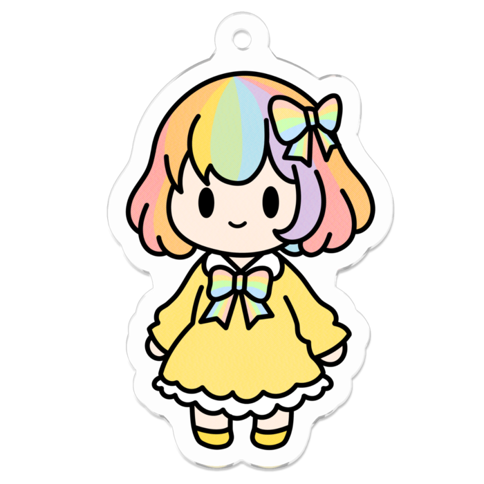 アクリルキーホルダー - 50 x 50 (mm)