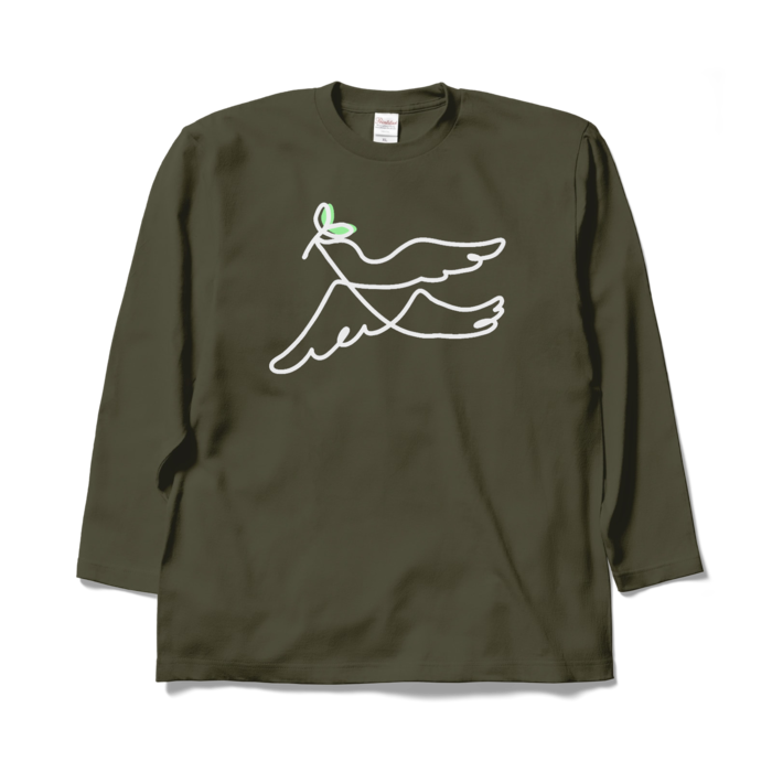ロングスリーブTシャツ - XL - アーミーグリーン