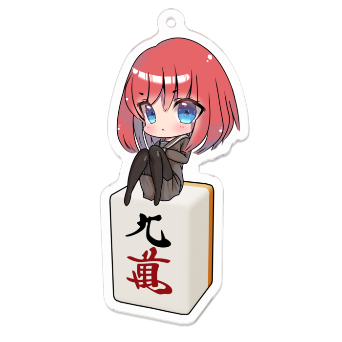 アクリルキーホルダー（コーティング） - 70 x 70 (mm)