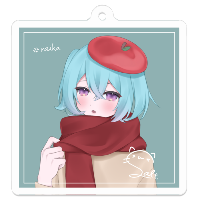 アクリルキーホルダー - 50 x 50 (mm)