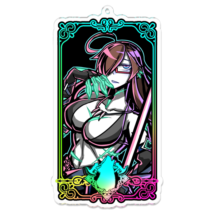 アクリルキーホルダー - 100 x 100 (mm)