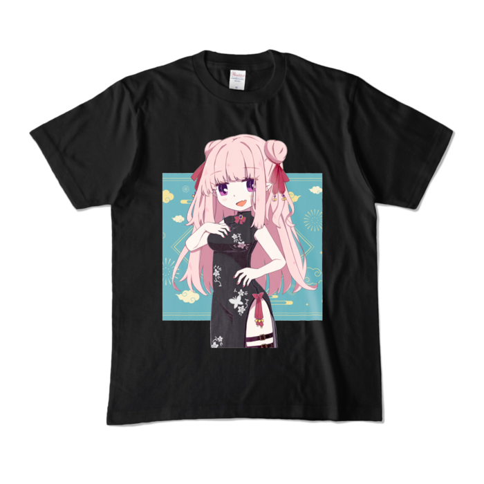 チャイナ - M - ブラック (濃色)