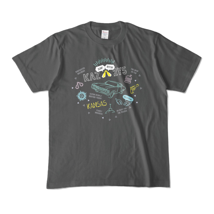 カラーTシャツ - M - チャコール (濃色)