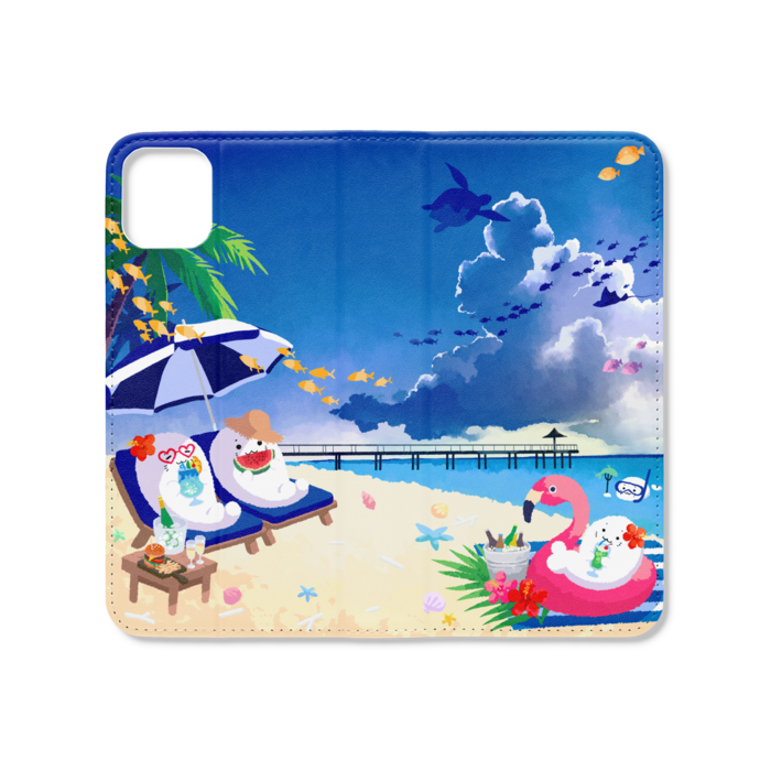 手帳型iPhoneケース(ベルトなし) - iPhone 11 Pro Max - ストラップ穴 なし