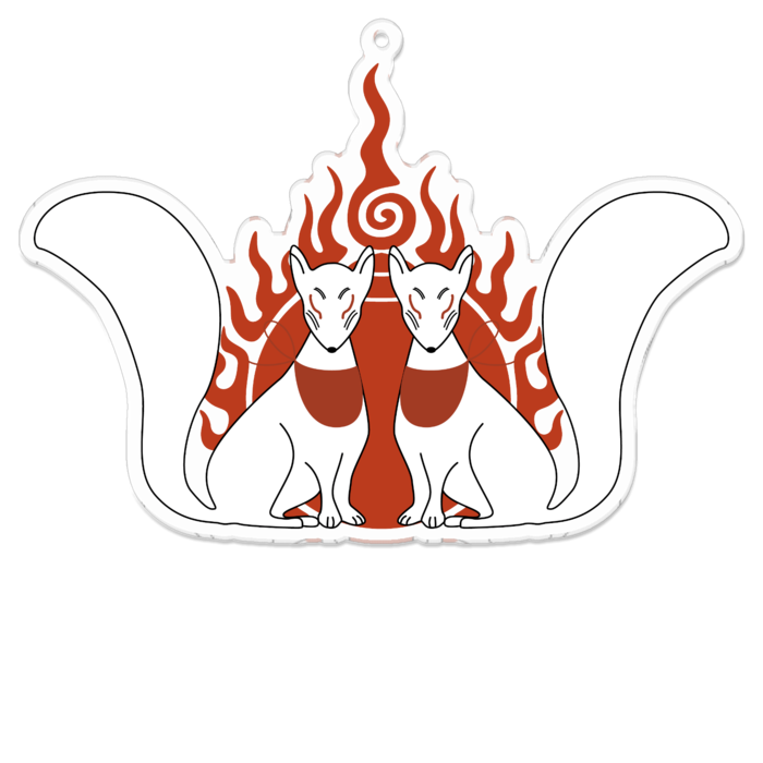 アクリルキーホルダー - 100 x 100 (mm)