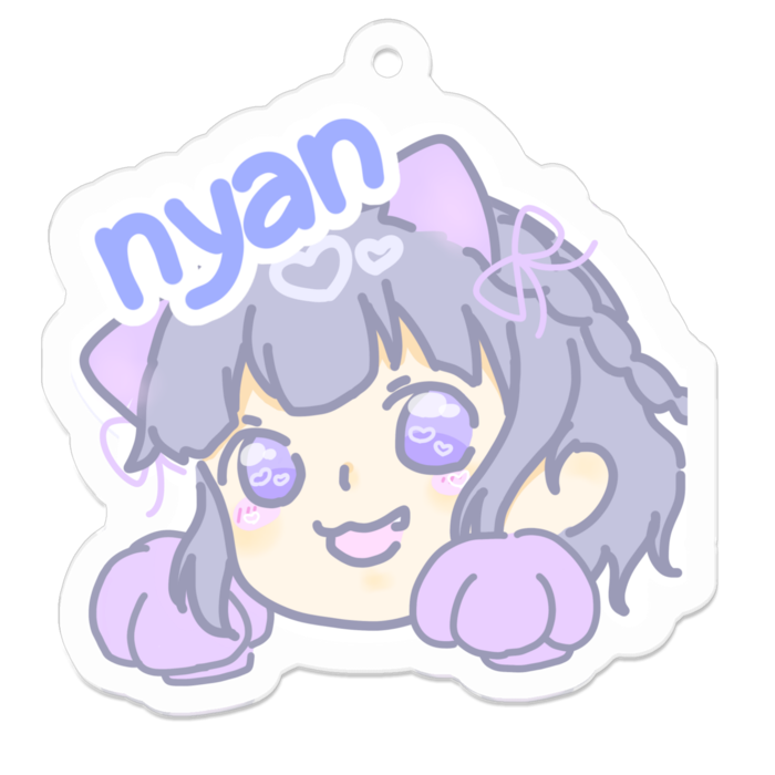 アクリルキーホルダー - 50 x 50 (mm)