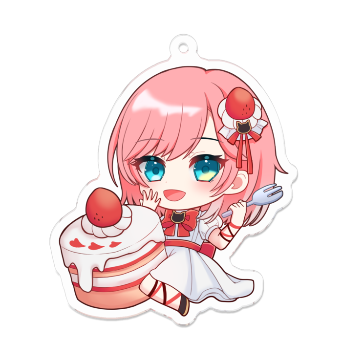 アクリルキーホルダー - 70 x 70 (mm)