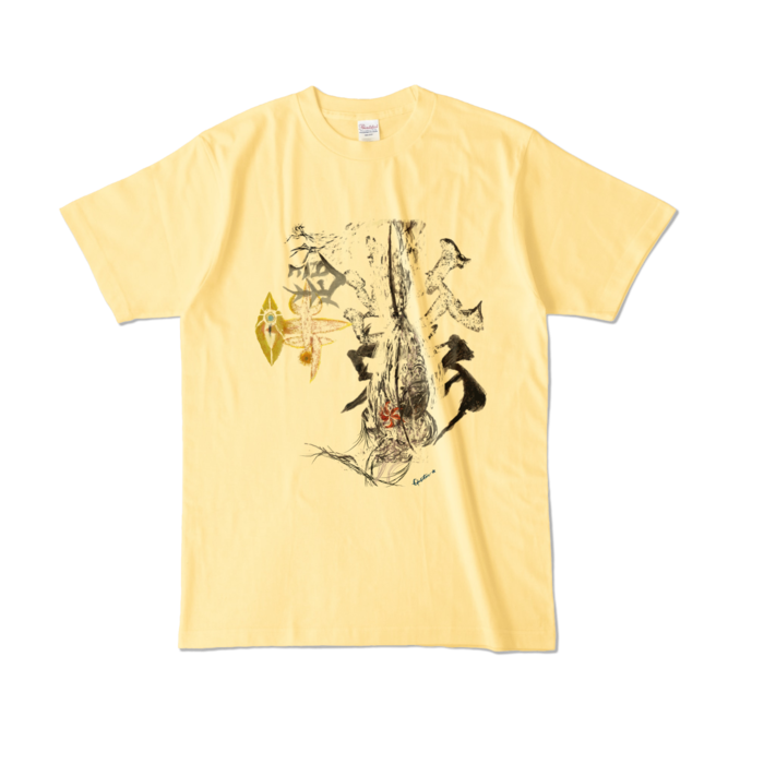 カラーTシャツ - L - ライトイエロー (淡色)