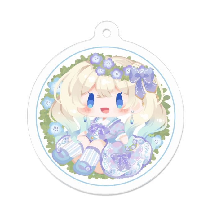 アクリルキーホルダー - 50 x 50 (mm)