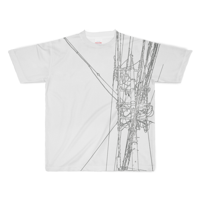フルグラフィックTシャツ - XL - 正面印刷のみ