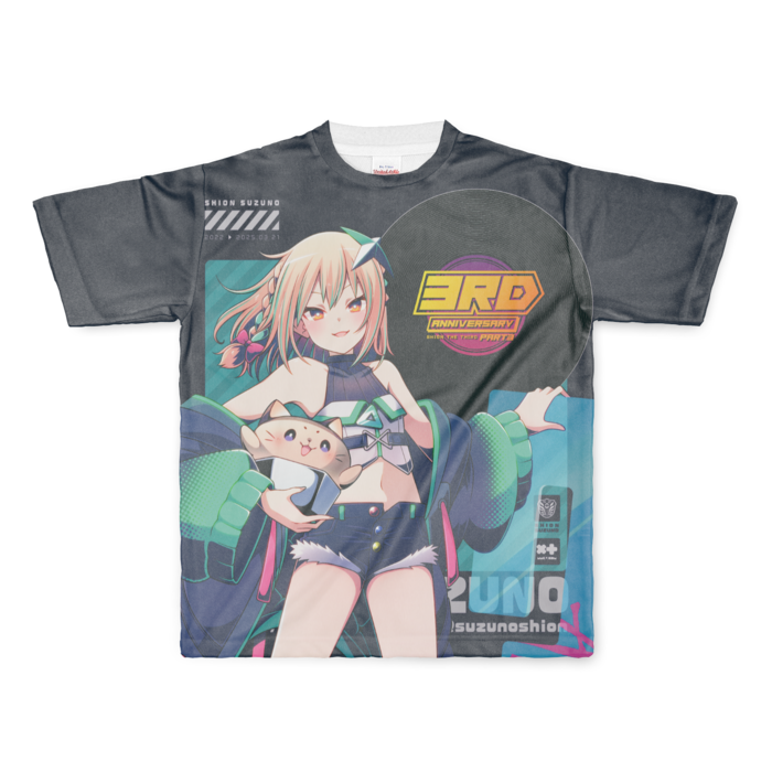 フルグラフィックTシャツ - L - 両面印刷