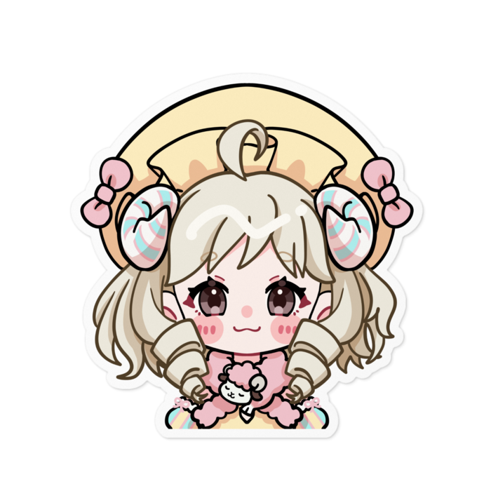 ステッカー≪大≫／えがおメア