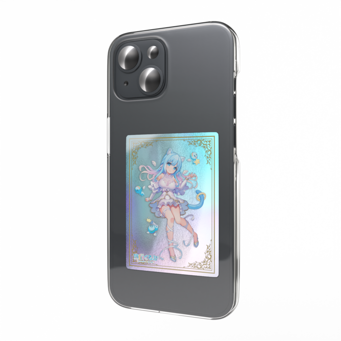 オーロラスマホステッカー - 縦