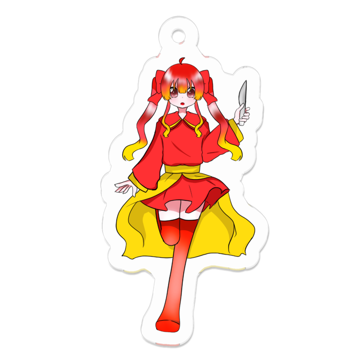 アクリルキーホルダー - 50 x 50 (mm)