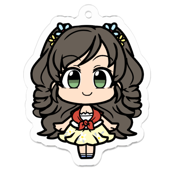 アクリルキーホルダー - 50 x 50 (mm)