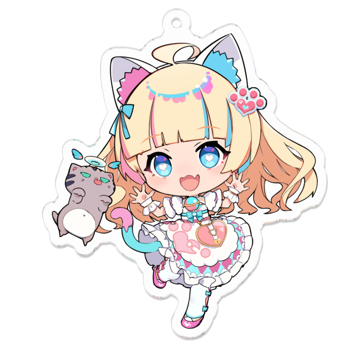 アクリルキーホルダー - 70 x 70 (mm)