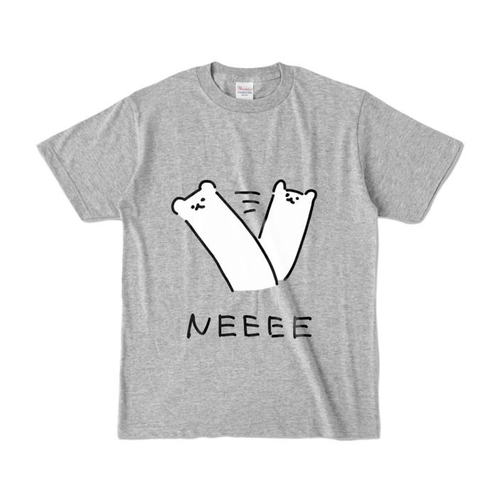 カラーTシャツ - S - 杢グレー (濃色)