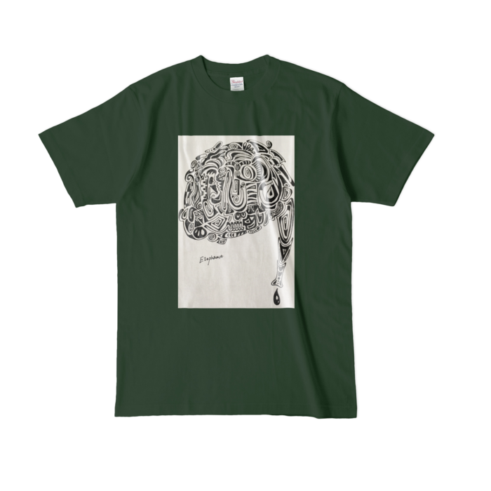 カラーTシャツ(濃色) - L - フォレスト