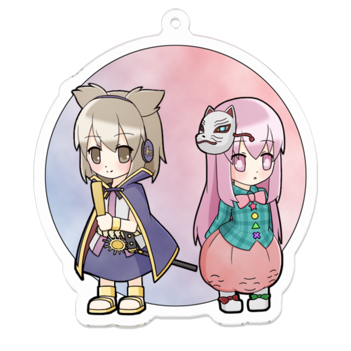 アクリルキーホルダー - 70 x 70 (mm)
