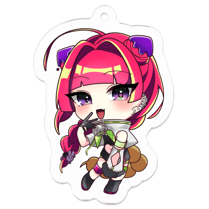 アクリルキーホルダー(コーティング) - 50 x 50 (mm)