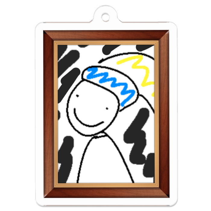 アクリルキーホルダー - 50 x 50 (mm)