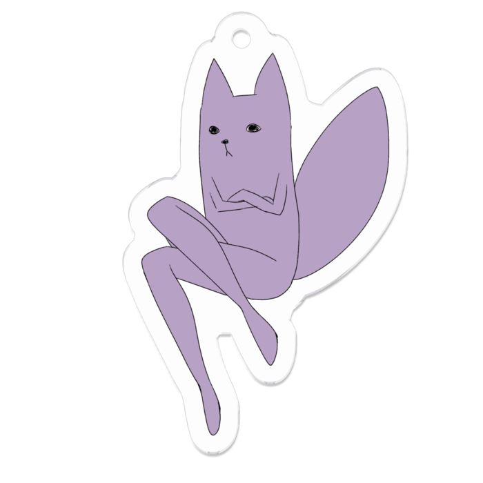 アクリルキーホルダー - 50 x 50 (mm)