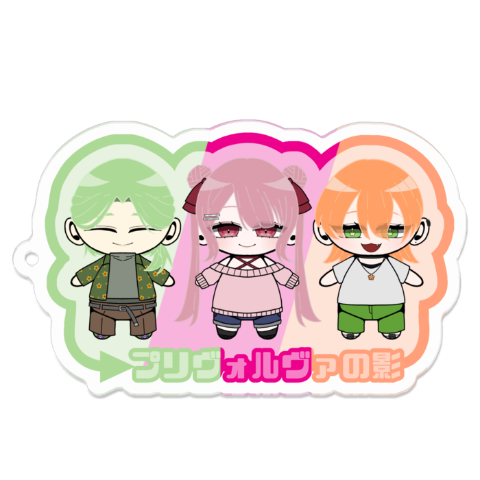 アクリルキーホルダー - 70 x 70 (mm)