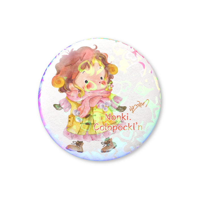 ホログラム缶バッジ - のんき_colopockl'n