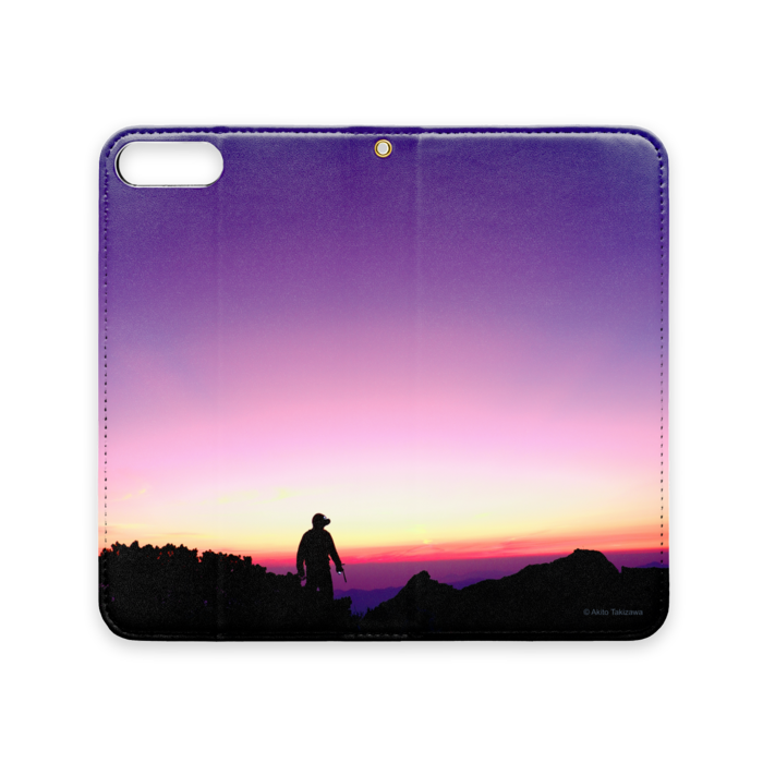 手帳型iPhoneケース（ベルトなし） - iPhone 7 Plus / 8 Plus - ストラップ穴 あり