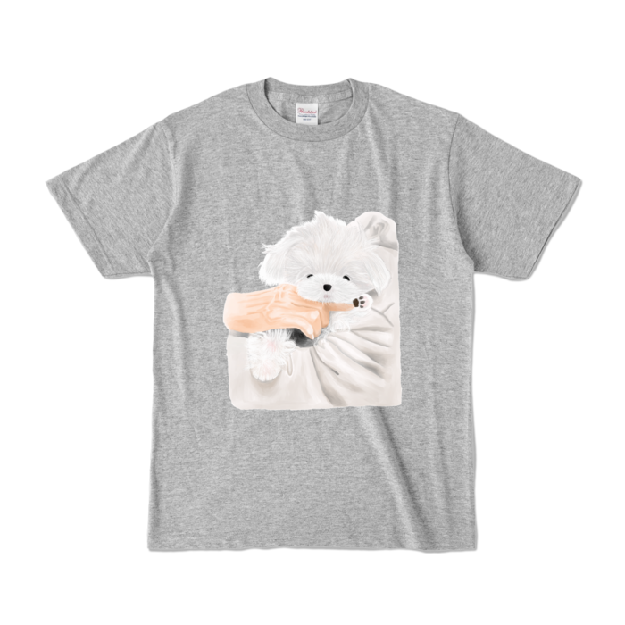 カラーTシャツ - S - 杢グレー (濃色)