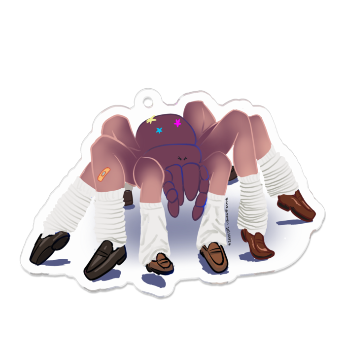 アクリルキーホルダー（コーティング） - 70 x 70 (mm)