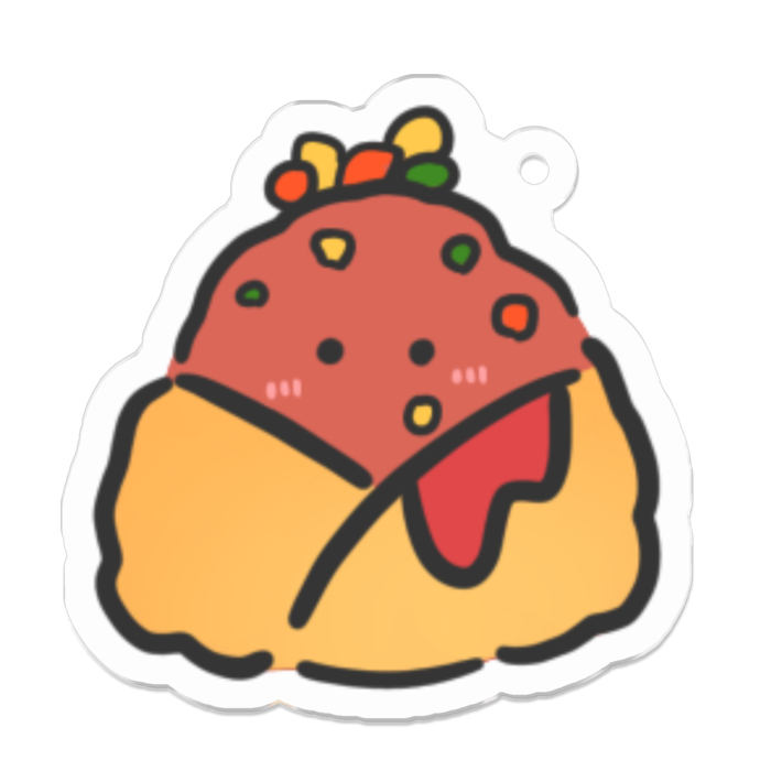 アクリルキーホルダー - 50 x 50 (mm)