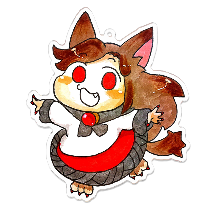 アクリルキーホルダー - 100 x 100 (mm)