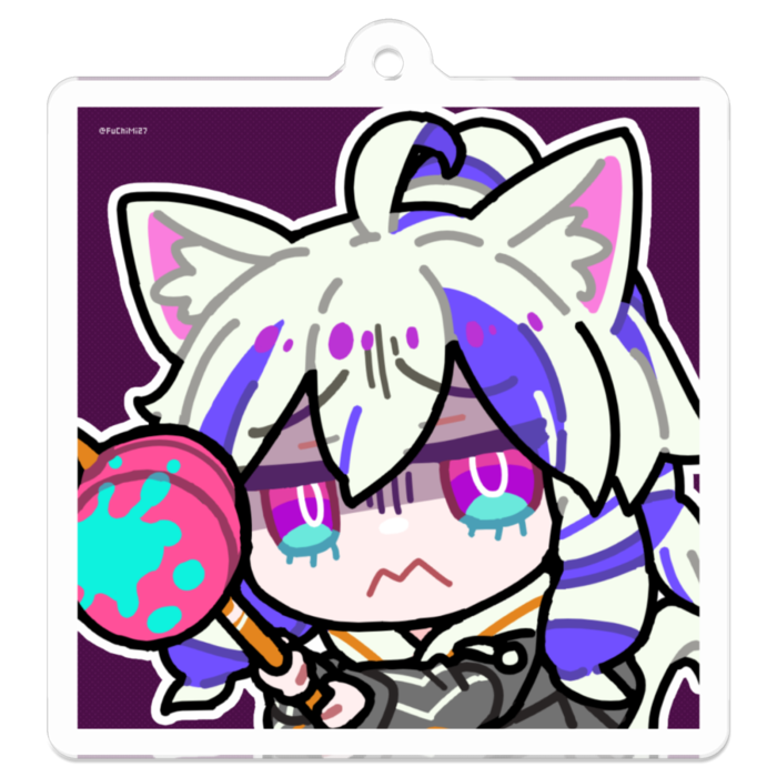 アクリルキーホルダー - 50 x 50 (mm)