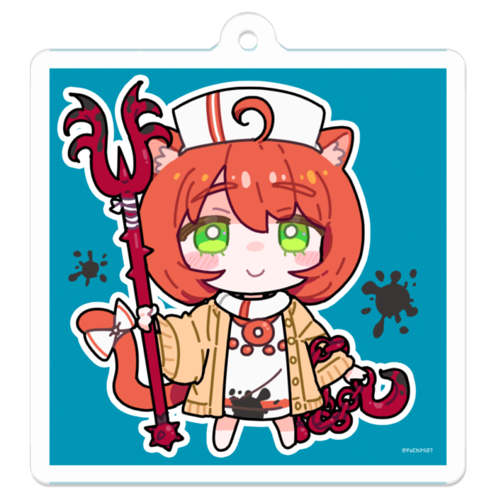 アクリルキーホルダー - 50 x 50 (mm)