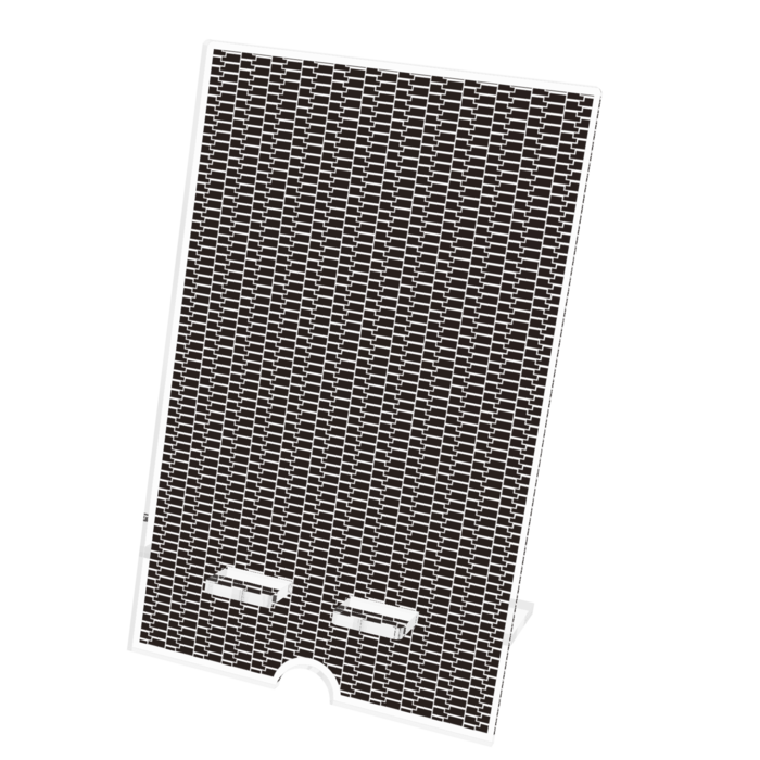 アクリルスマホスタンド - 100x160mm(ケーブル穴あり)