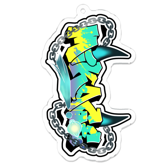 アクリルキーホルダー_B(コーティング) - 70 x 70 (mm)(1)