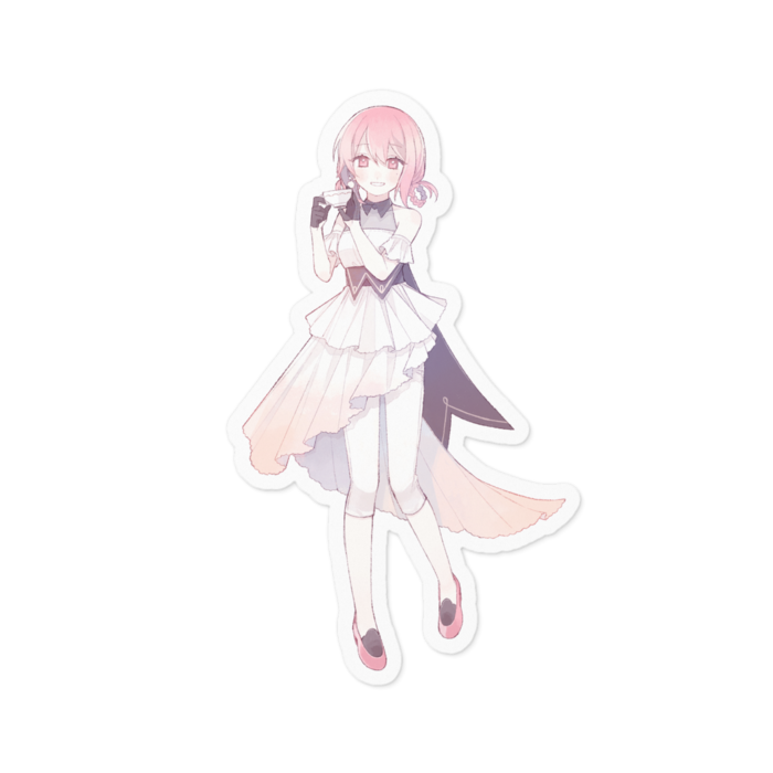 背景ホワイト - 100 x 100 (mm)