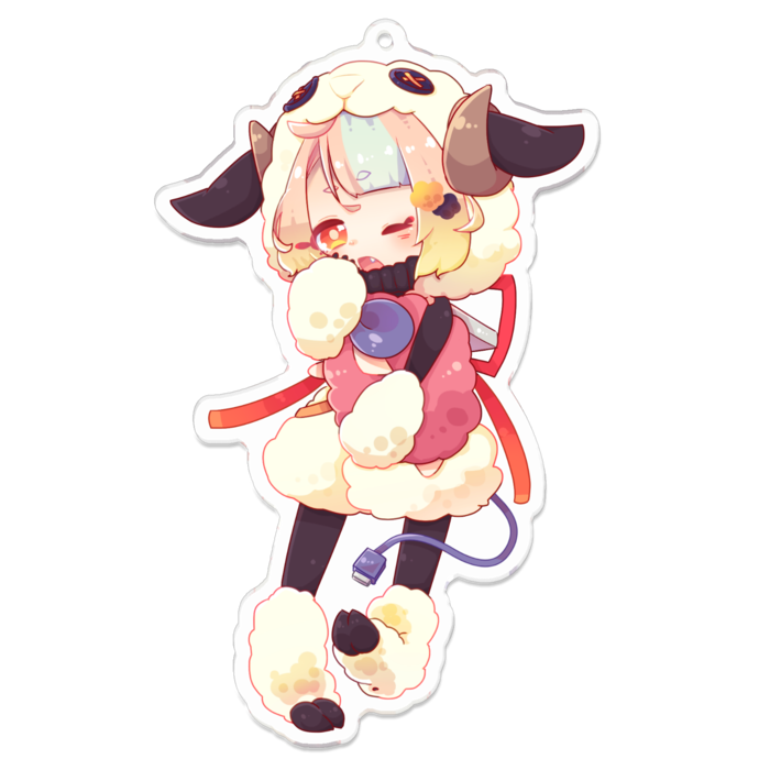 アクリルキーホルダー - 100 x 100 (mm)