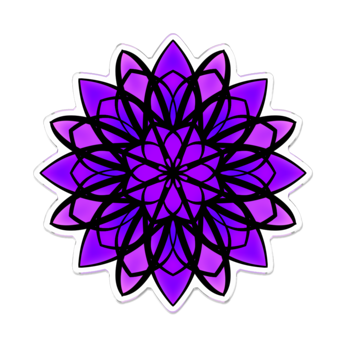アクリルバッジ - 100 x 100 (mm
