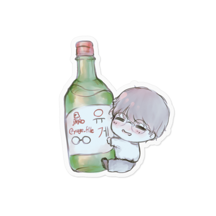 ステッカー - 100 x 100 (mm)