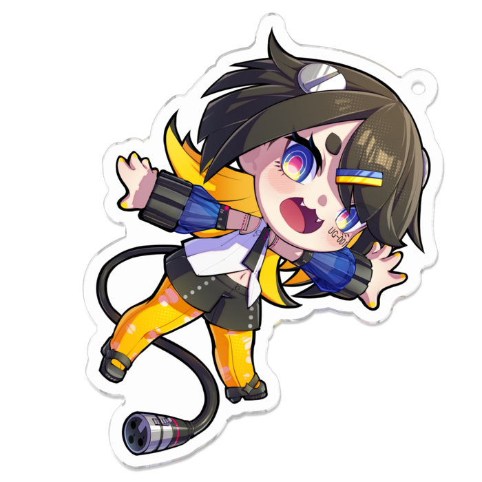 アクリルキーホルダー（コーティング） - 70 x 70 (mm)