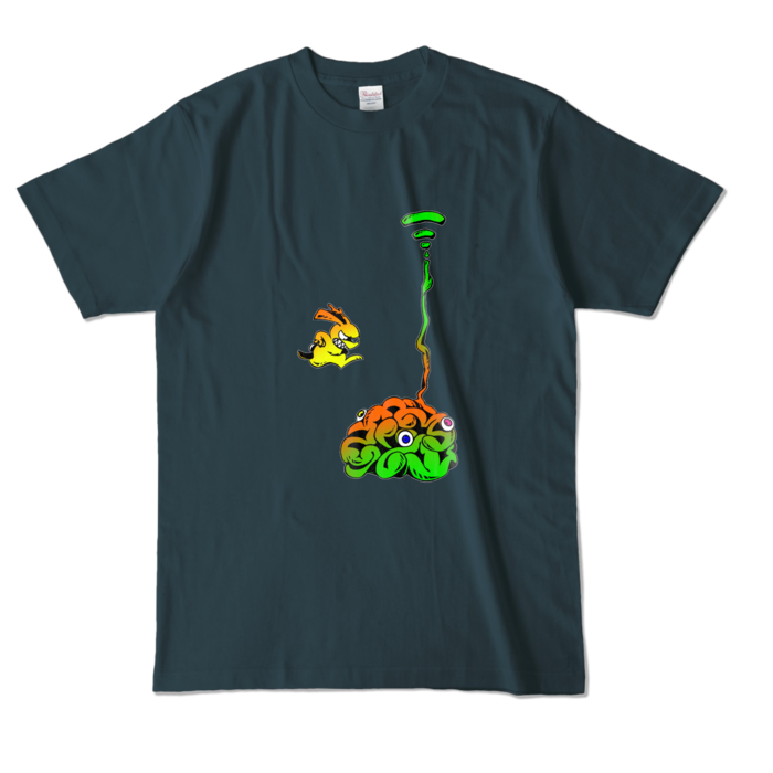 カラーTシャツ - L - デニム (濃色)(5)